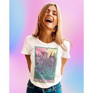 The Empress Tarot Shirt Witchy Pastel Witch Clothing Tee